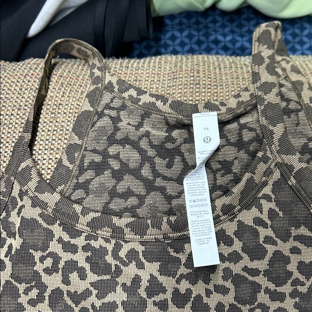lululemon athletica Brown Leopard Print Tank Top - Picture 4 of 7